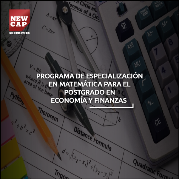 MATEMÁTICAS PARA EL POSTGRADO EN ECONOMÍA Y FINANZAS